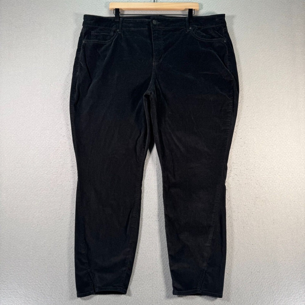 NYDJ Ami Skinny Jeans Womens Plus 20W Black Soft Lift Tuck Stretch Comfort
